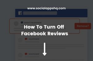 How To Turn Off Facebook Reviews
