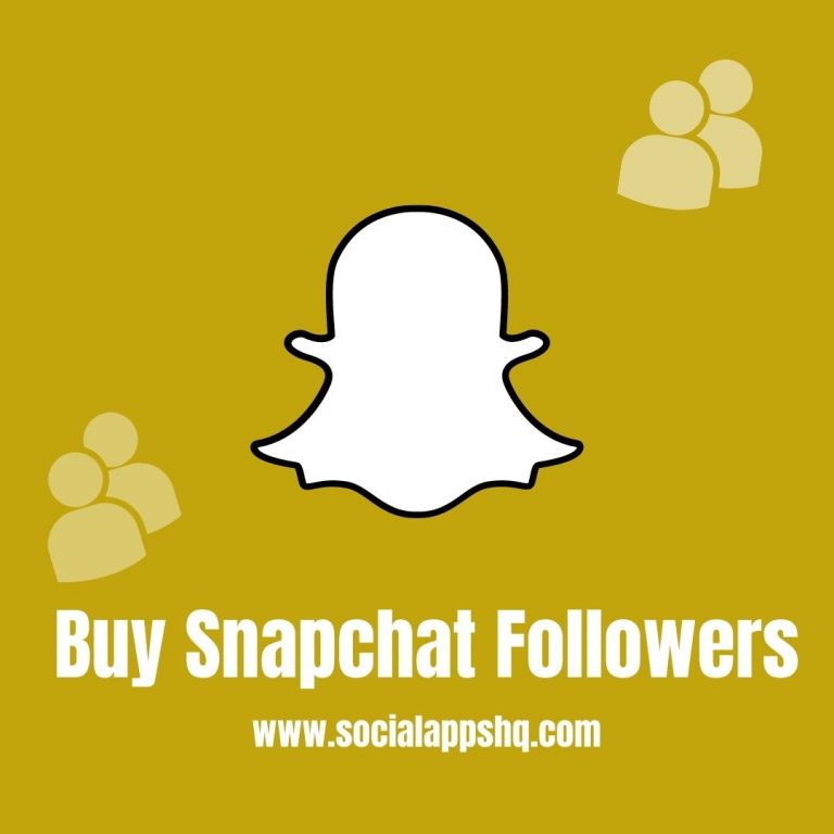 Buy Snapchat Followers/Friends 100 Real SocialAppsHQ