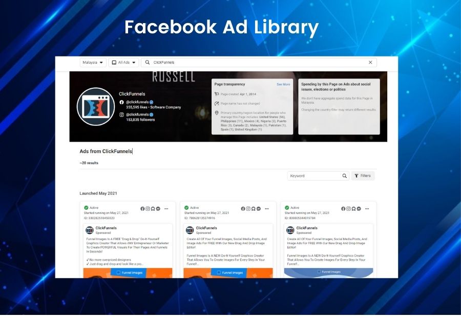 Facebook Ad Library