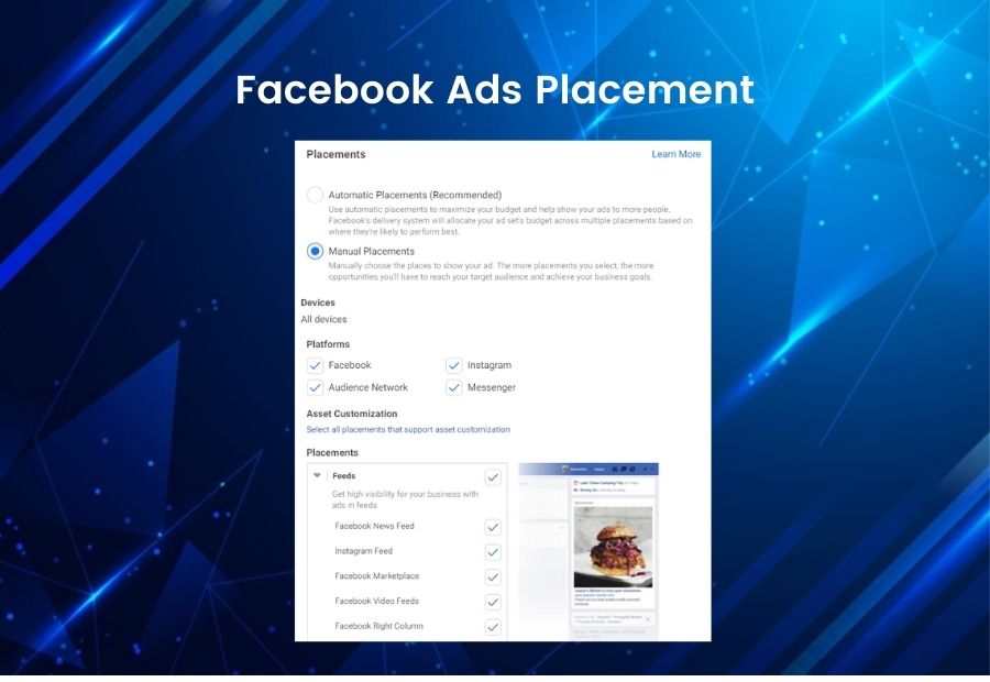 Facebook Ads Placement