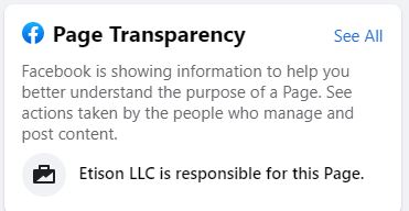 Facebook Page Transparency