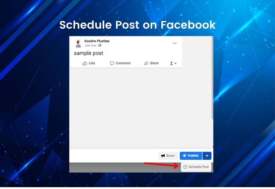 Schedule Facebook Post