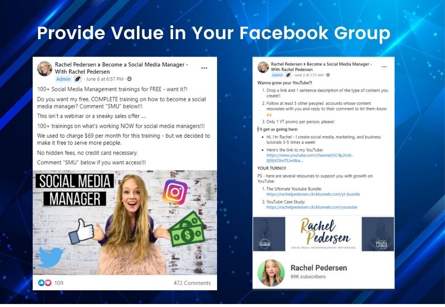 Provide Value in Your Facebook Group