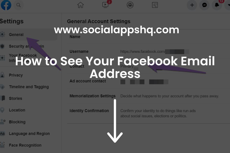 How to See Your Facebook Email Address