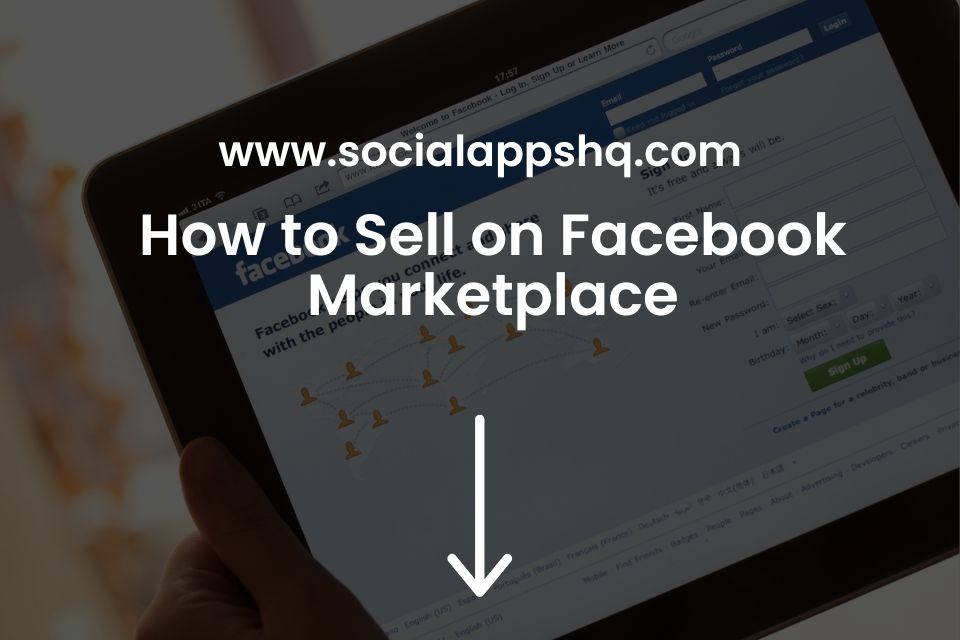 How to Sell on Facebook Marketplace