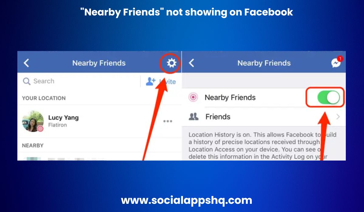 How to Fix "Nearby Friends" Not Showing on Facebook