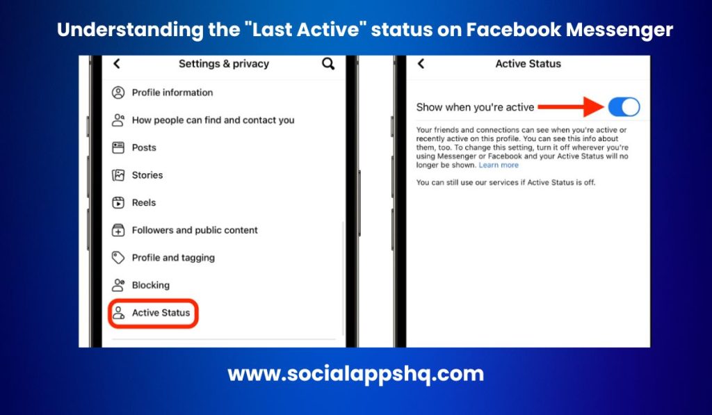 Understanding the _Last Active_ status on Facebook Messenger