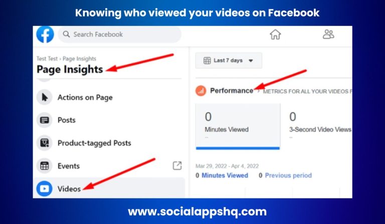 How To See Who Viewed A Facebook Video - SocialAppsHQ