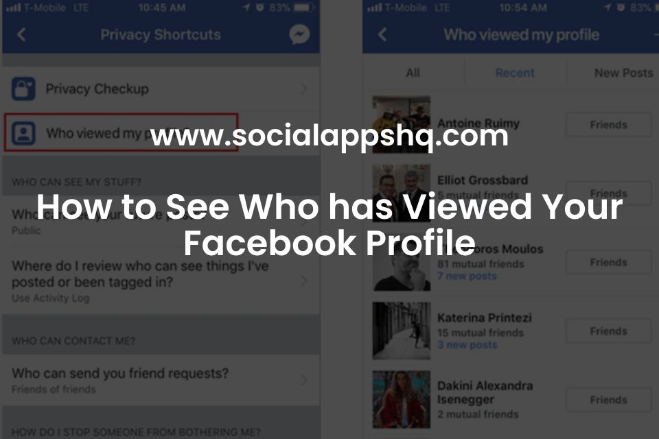 How to See Who has Viewed Your Facebook Profile