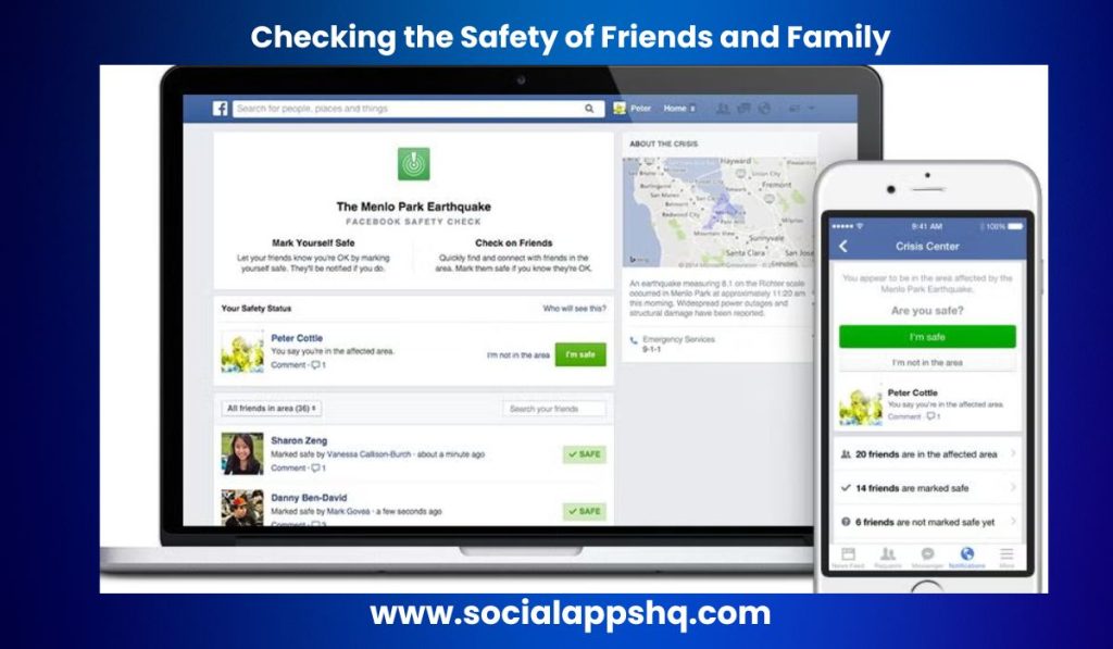 Checking the Safety of Friends and Family