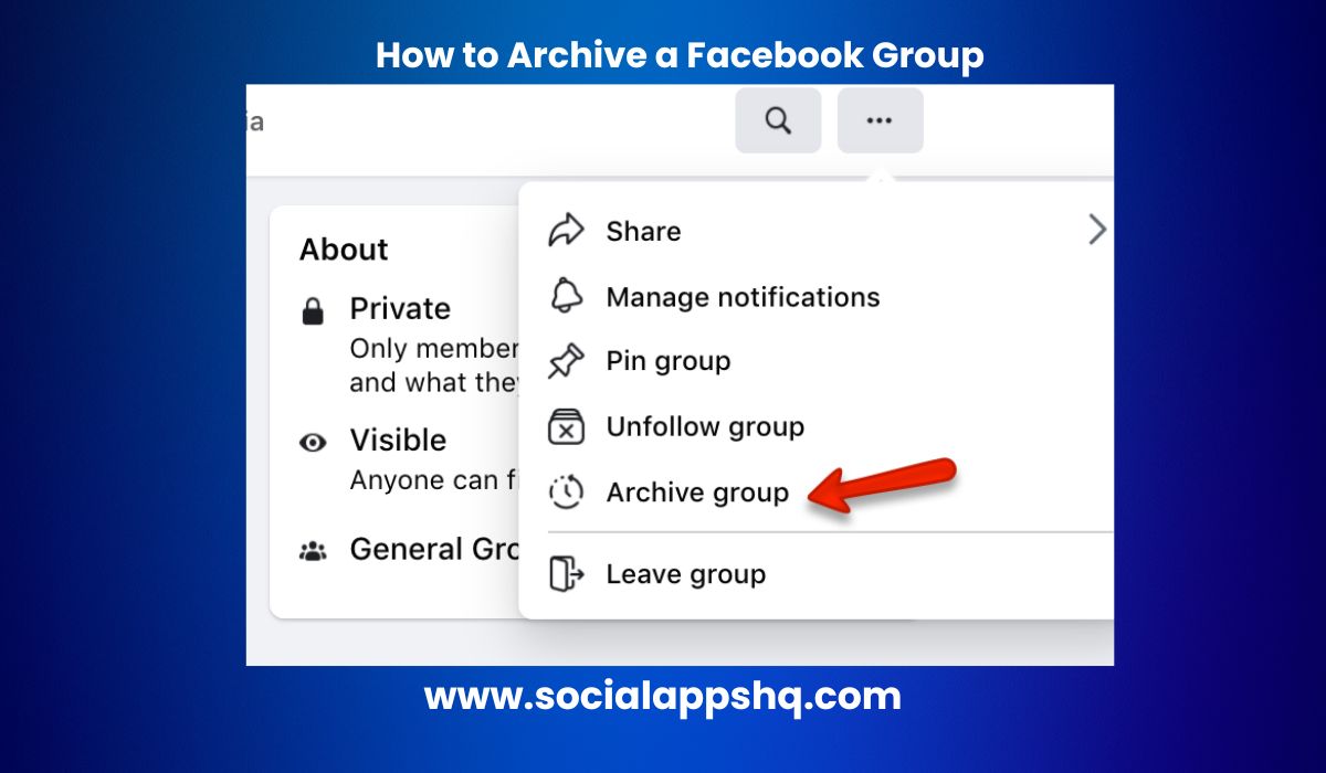 How to Archive a Facebook Group SocialAppsHQ