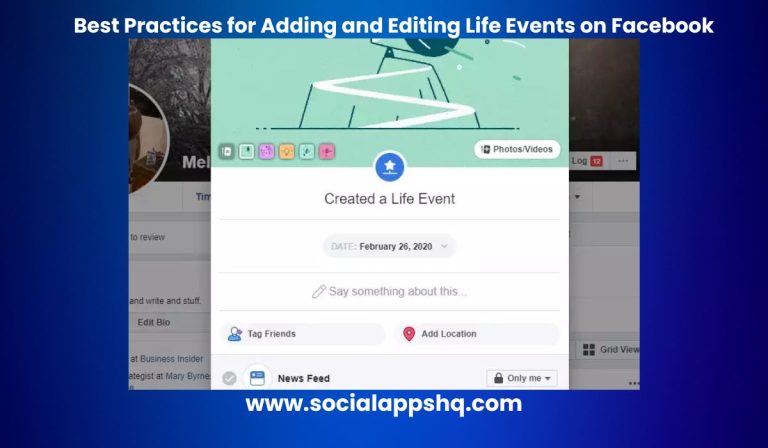 Event Edit Overview How to Add a Life Event on Facebook and Edit Events