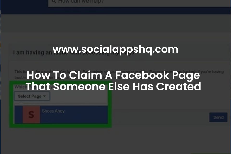 How To Claim A Facebook Page That Someone Else Has Created
