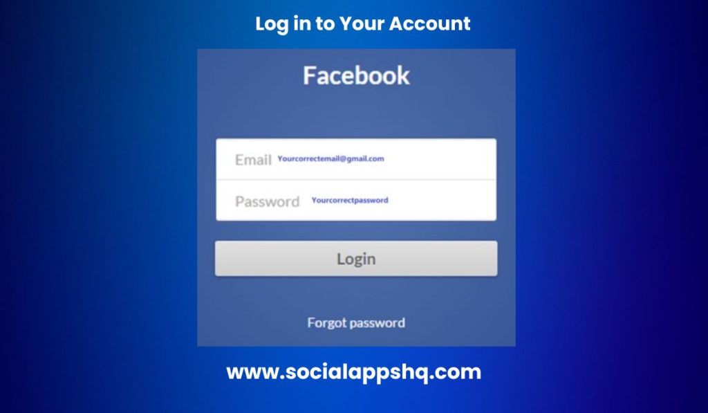 Log in to Your Account