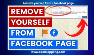 how can i remove myself from facebook page editor
