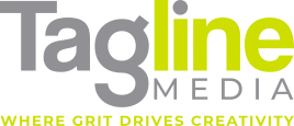 tagline media group facebook marketing agency logo