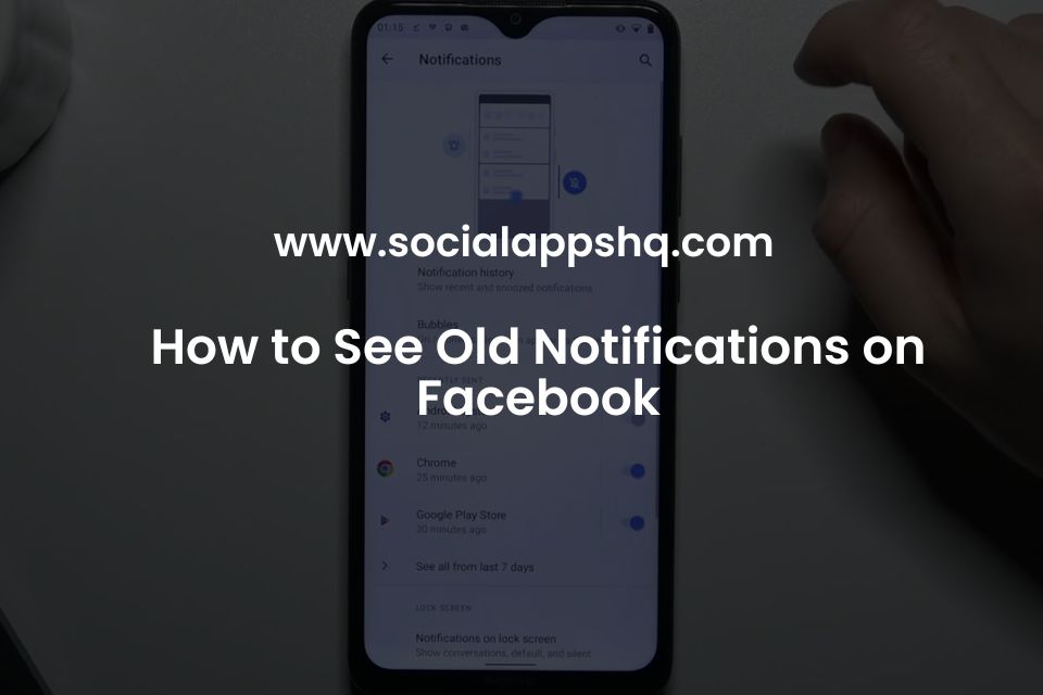 how to view deleted notifications on facebook