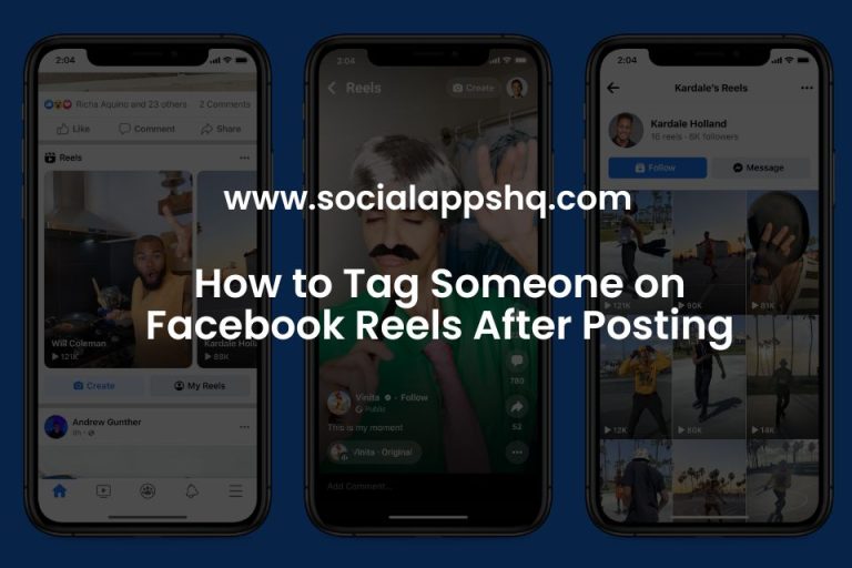 How to Tag Someone on Facebook Reels After Posting