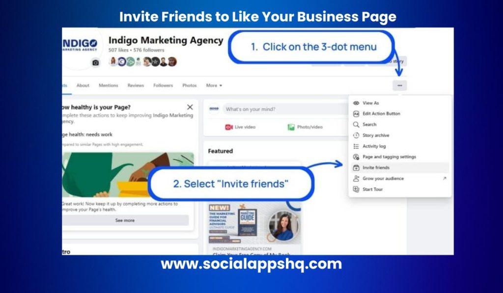 Invite Friends to Like Your Business Page