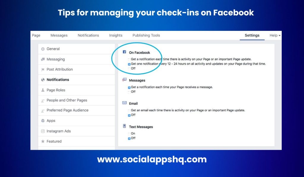 Tips for managing your check-ins on Facebook