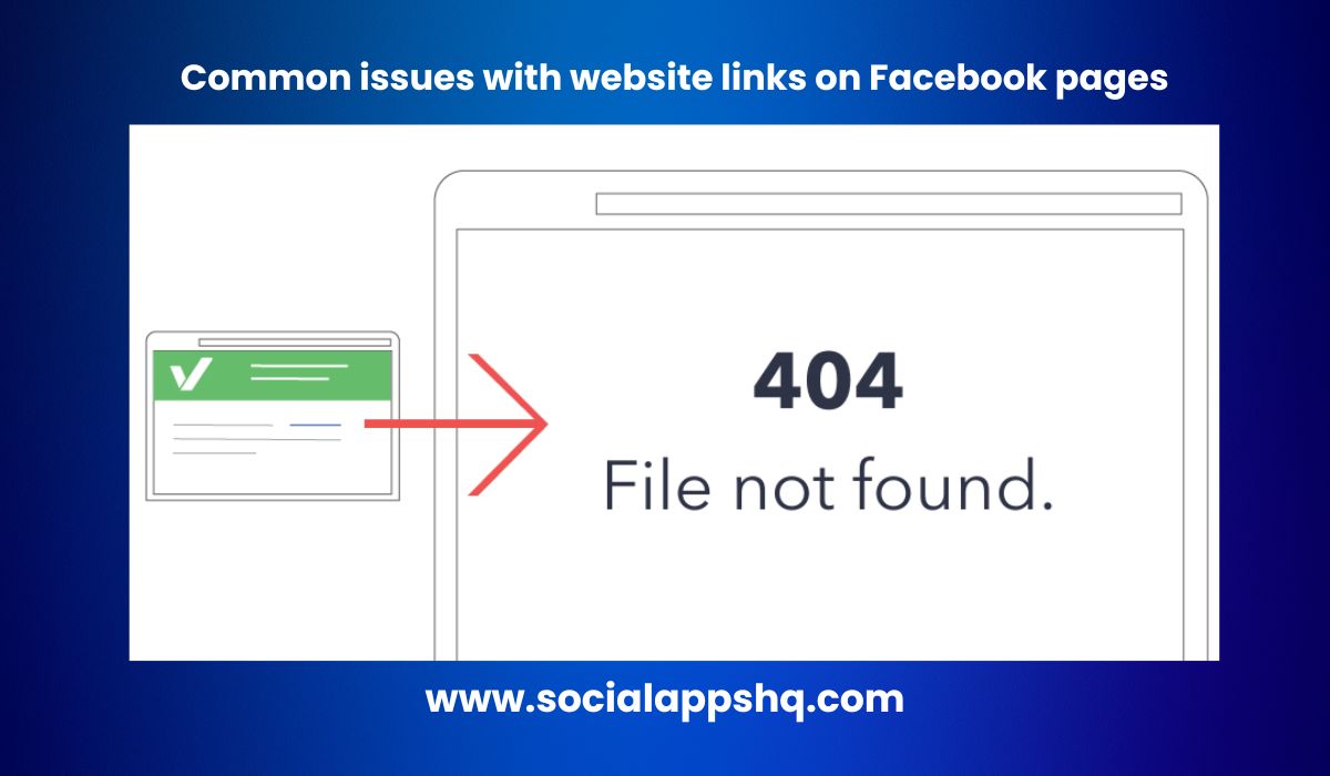 Troubleshooting common issues with website links on Facebook pages