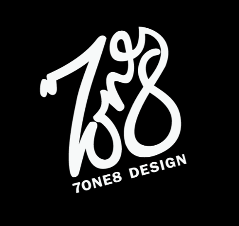7one8 design logo