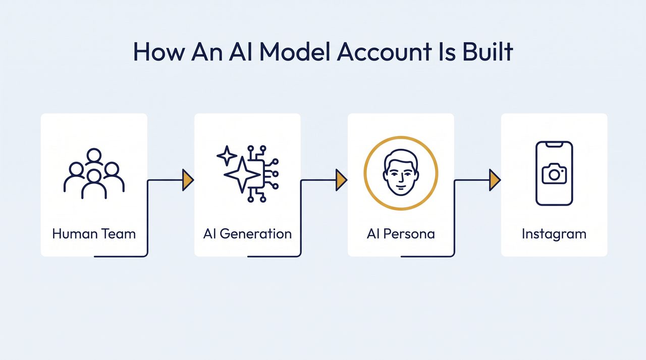 What Running an AI Model’s Instagram Taught Us About Reach